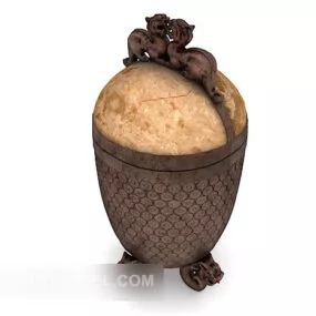 Chinese Utensils Set-up 3d model