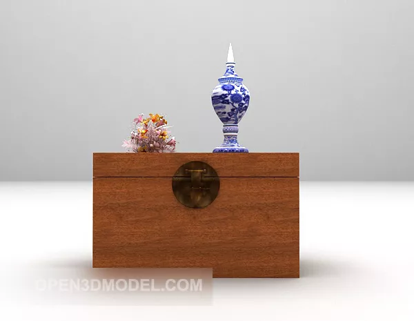 Wardrobe Vogue With Mirror 3d model