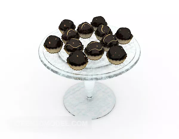 Chocolate Dessert 3d model Chocolate Dessert 3d model