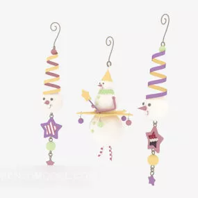 Christmas Mount Decoration 3d model