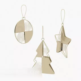 Christmas Gift Hangging Decoration 3d model