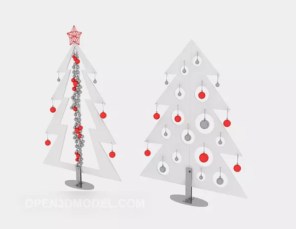 Christmas Decorations Tree 3d model Christmas Decorations Tree 3d model