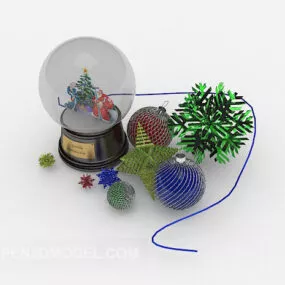 Christmas Decoration Setup 3d model
