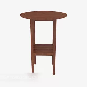 Round Table Smooth Edge 3d model