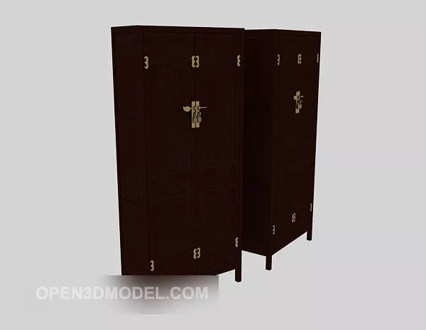 Children Room Wardrobe 3d model