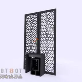 Classical Chinese Partition 3d model