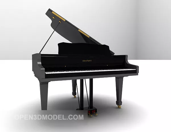Classical Piano 3d model Classical Piano 3d model