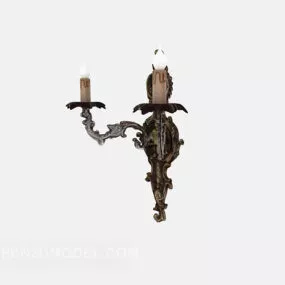 Classical Candlestick Wall Lamp 3d model