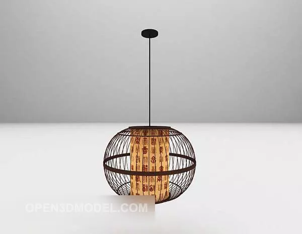 Classical Round Shaped Chandelier Furniture 3d model Classical Round Shaped Chandelier Furniture 3d model