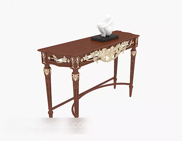 Classical Secret Cabinet 3d model Classical Secret Cabinet 3d model
