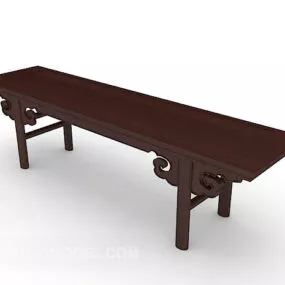 Clean Simple Table Furniture 3d model