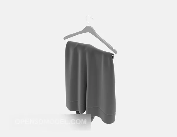 Clothes On Hanger 3d model Clothes On Hanger 3d model