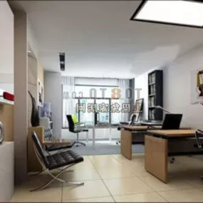 Collective Office Full Set Interior 3d model