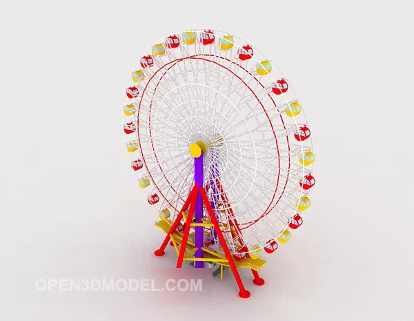 Cart Wheels 3d model