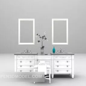 Console Table Furniture 3d model