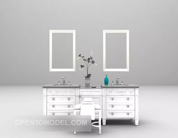 Console Table Furniture 3d model Console Table Furniture 3d model