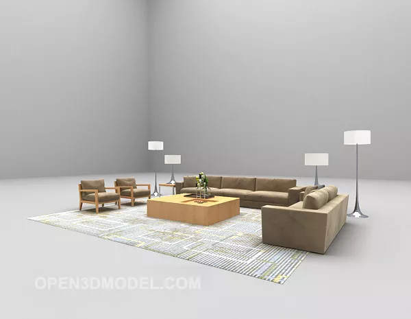 Scifi Floor Floor Building 3d model