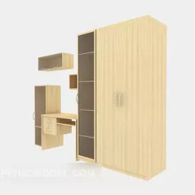 Combined Wardrobe 3d model
