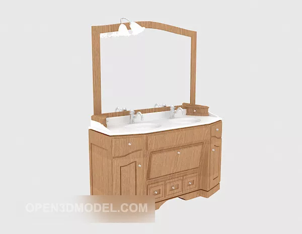 Square Jacuzzi Bathtub With Stair 3d model