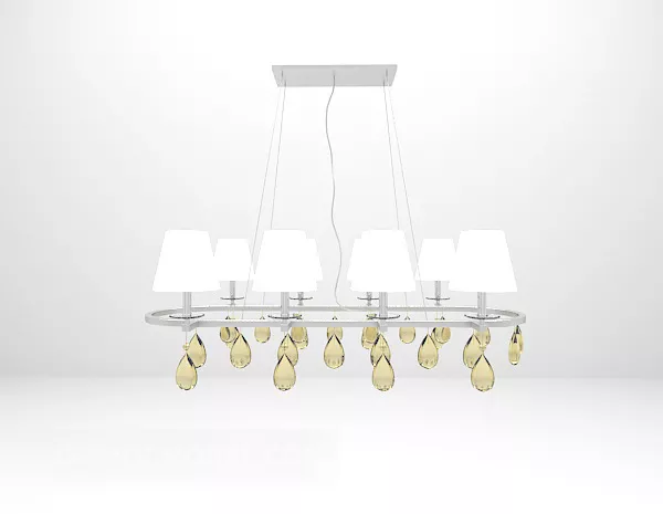 Combined Chandelier Luxury Lighting 3d model Combined Chandelier Luxury Lighting 3d model