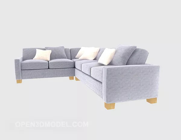 Combined Corner Sofa 3d model Combined Corner Sofa 3d model