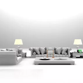 Combined Home Sofa Furniture 3d model