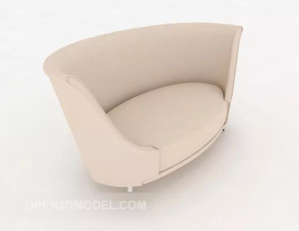 Comfortable Simple Single Sofa Furniture 3d model Comfortable Simple Single Sofa Furniture 3d model