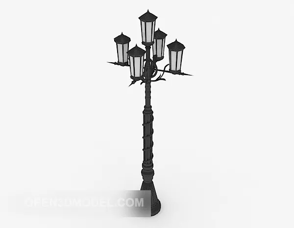 Chinese Ancient Garden Building Elements 3d model