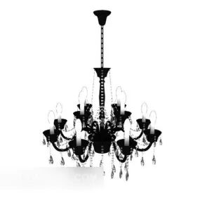 Common European Style Chandelier 3d model