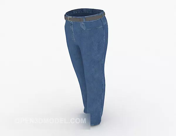 Common Men’s Jeans 3d model Common Men’s Jeans 3d model