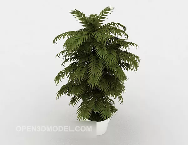 Common Home Decoration Potted 3d model Common Home Decoration Potted 3d model