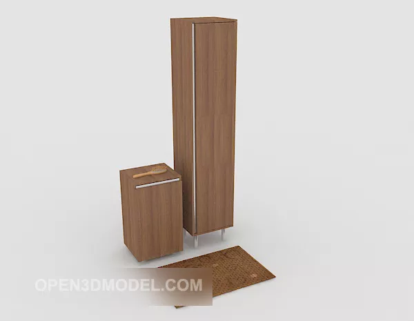 Common Home Minimalist Wardrobe 3d model Common Home Minimalist Wardrobe 3d model