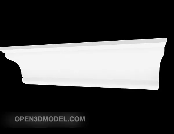 Common Home Plaster Line 3d model Common Home Plaster Line 3d model