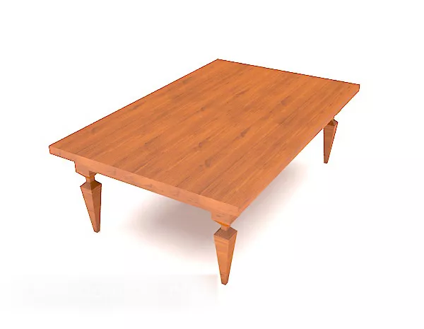 Common Home Solid Mahogany Coffee Table 3d model Common Home Solid Mahogany Coffee Table 3d model