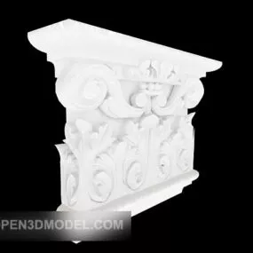 Column Head Decoration 3d model