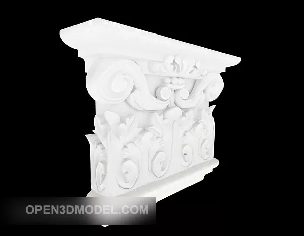 Ancient Rome Column Architecture 3d model