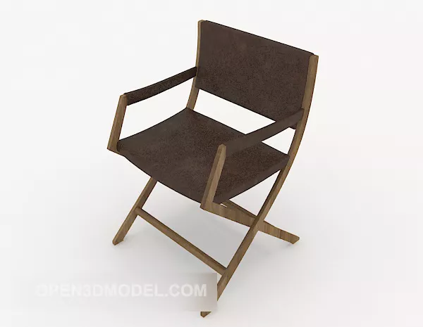 Common Lounge Chair Wooden 3d model Common Lounge Chair Wooden 3d model