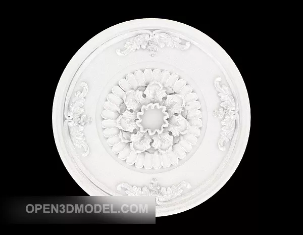 Common Minimalist Light Disc 3d model Common Minimalist Light Disc 3d model