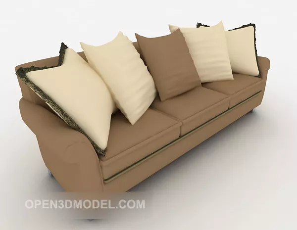 Common Modern Home Sofa 3d model Common Modern Home Sofa 3d model