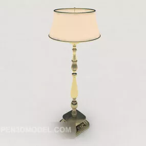 Common Simple Home Floor Lamp 3d model