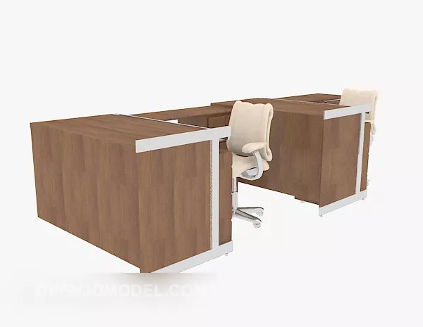 Company Desk 3d model Company Desk 3d model