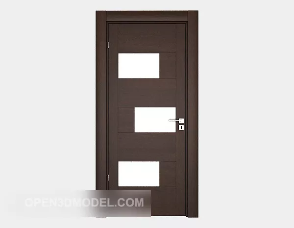 Wood Door Corsica 3d model