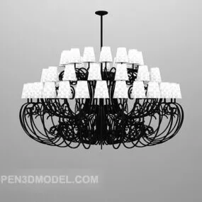 Complex Chandelier 3d model