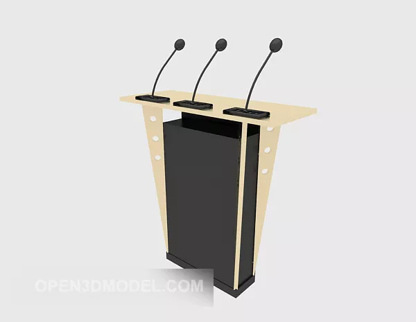 Podium Furniture 3d model