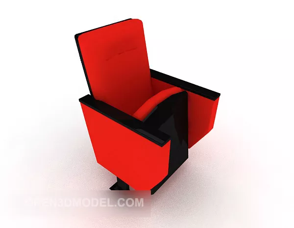 Textile Fabric Seat Cubic 3d model