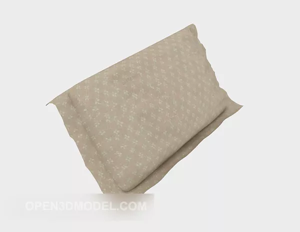 Cotton Pillow 3d model Cotton Pillow 3d model