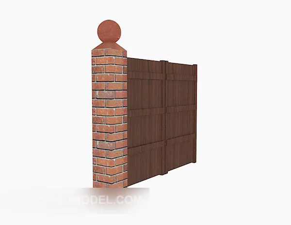 Courtyard Wall Furniture 3d model Courtyard Wall Furniture 3d model