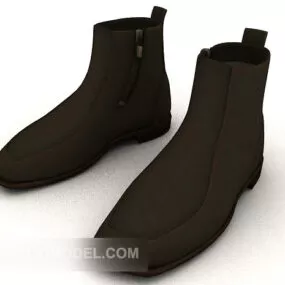 Cowskin Boots 3d model