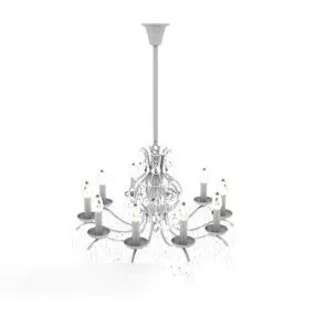 Craft Simple Home Chandelier 3d model