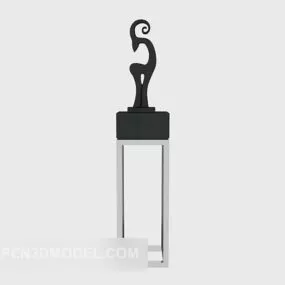 Crafts Decoration With Rack 3d model